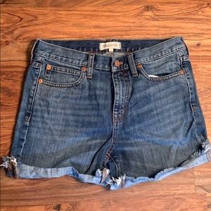 Madewell Cutoff denim shorts, 26